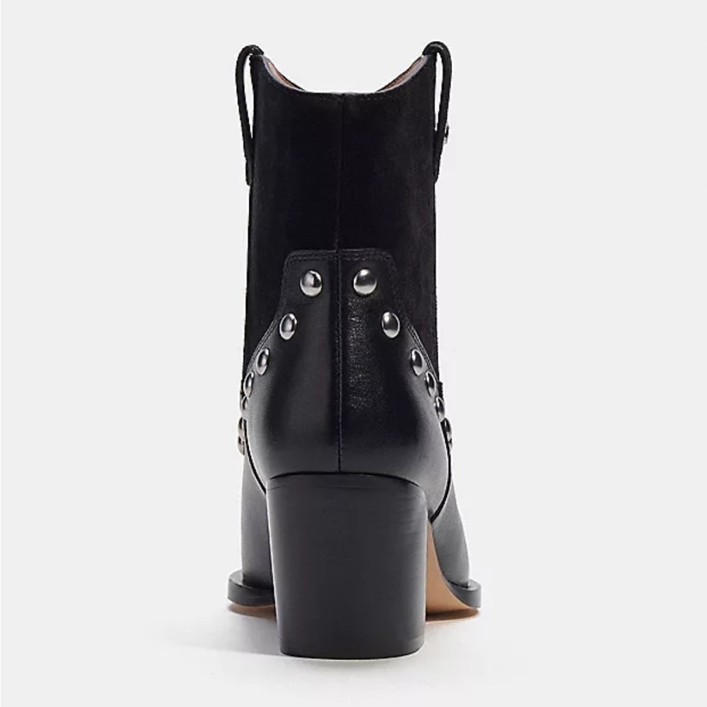 Coach Black Pauline Booties BRAND NEW NWT - Picture 5 of 7